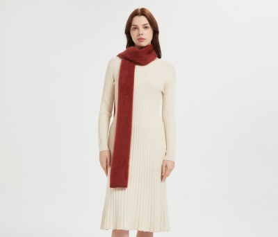 Wholesale Women 100%Brushed Cashmere Scarf  With High Quality China Factory