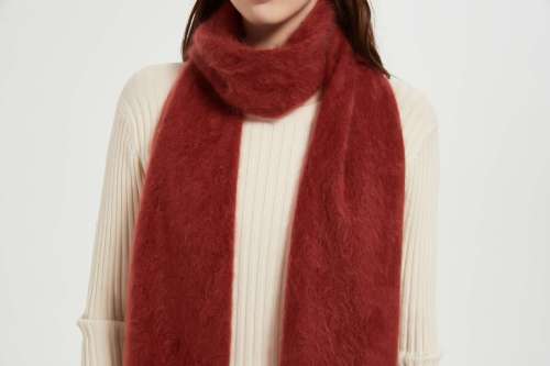 Wholesale Women 100%Brushed Cashmere Scarf  With High Quality China Factory