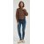 Wholesale high quality women short brown cashmere down jacket from Chinese manufacture