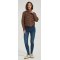 Wholesale high quality women short brown cashmere down jacket from Chinese manufacture