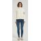 New design women cashmere striped patchwork down jacket from Chinese