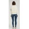 New design women cashmere striped patchwork down jacket from Chinese