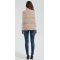 Wholesale high quality women cable knit stand collar down vest from Chinese manufacture