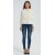 High quality women white hooded cashmere down vest from Chinese manufacture