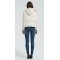 High quality women white hooded cashmere down vest from Chinese manufacture