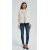 High quality women white hooded cashmere down vest from Chinese manufacture