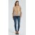 New design women khaki button-style cashmere down jacket from China