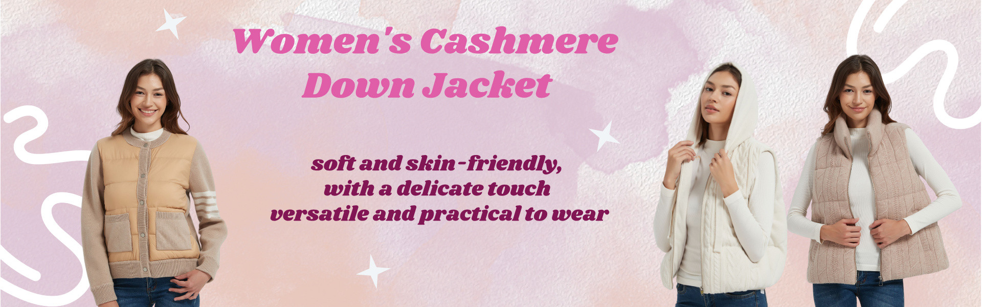 Women's Cashmere Down Jacket