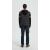 New design men's hooded striped warm cashmere down jacket from China