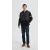 New design men's hooded striped warm cashmere down jacket from China