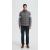 Wholesale high quality men's knitted panel stand-collar down jacket from Chinese