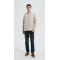 Wholesale custom design men's white zip-up casual down jacket from Chinese factory