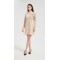 Wholesale custom design women's sequin embroidery pure cashmere dress from Chinese factory