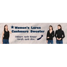 Women's Lurex Cashmere Sweater