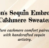 Women's Sequin Embroidery Cashmere Sweater