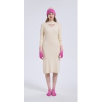 New Arrival OEM Dip-Dye Wool Cashmere Beanie, Gloves and Socks Christmas Warm Set From China