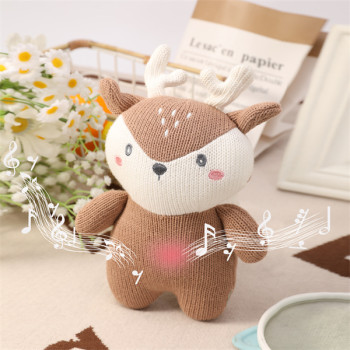 Wholesale high-quality full-body cashmere blend knitted toys for babies