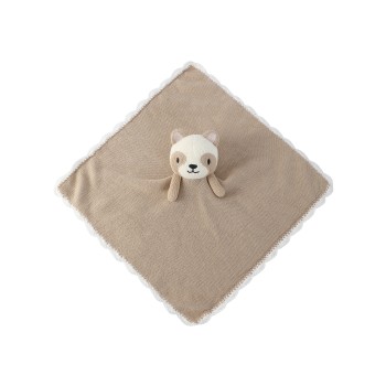 Wholesale high-quality cashmere blend knitted hand towel and toys for babies