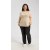 OEM Women's Lace-Trimmed Neckline Silk Cashmere Sweater  From China