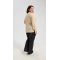 New Design Women's Mock Pocket Crew Neck Cardigan From Chinese Manufacturer