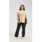 Wholesale Women's High Slit Silk Cashmere Sweater From China Factory