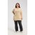 New Design Women's Oatmeal Longline Buttoned Cashmere Cardigan From China