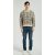 High Quality Men's Classic Geometric Jacquard Silk Cashmere Sweater From Chinese Factory