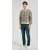 High Quality Men's Classic Geometric Jacquard Silk Cashmere Sweater From Chinese Factory