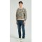 High Quality Men's Classic Geometric Jacquard Silk Cashmere Sweater From Chinese Factory