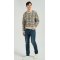 High Quality Men's Classic Geometric Jacquard Silk Cashmere Sweater From Chinese Factory