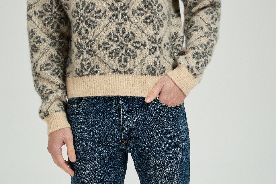 Men's Silk Cashmere Cardigan