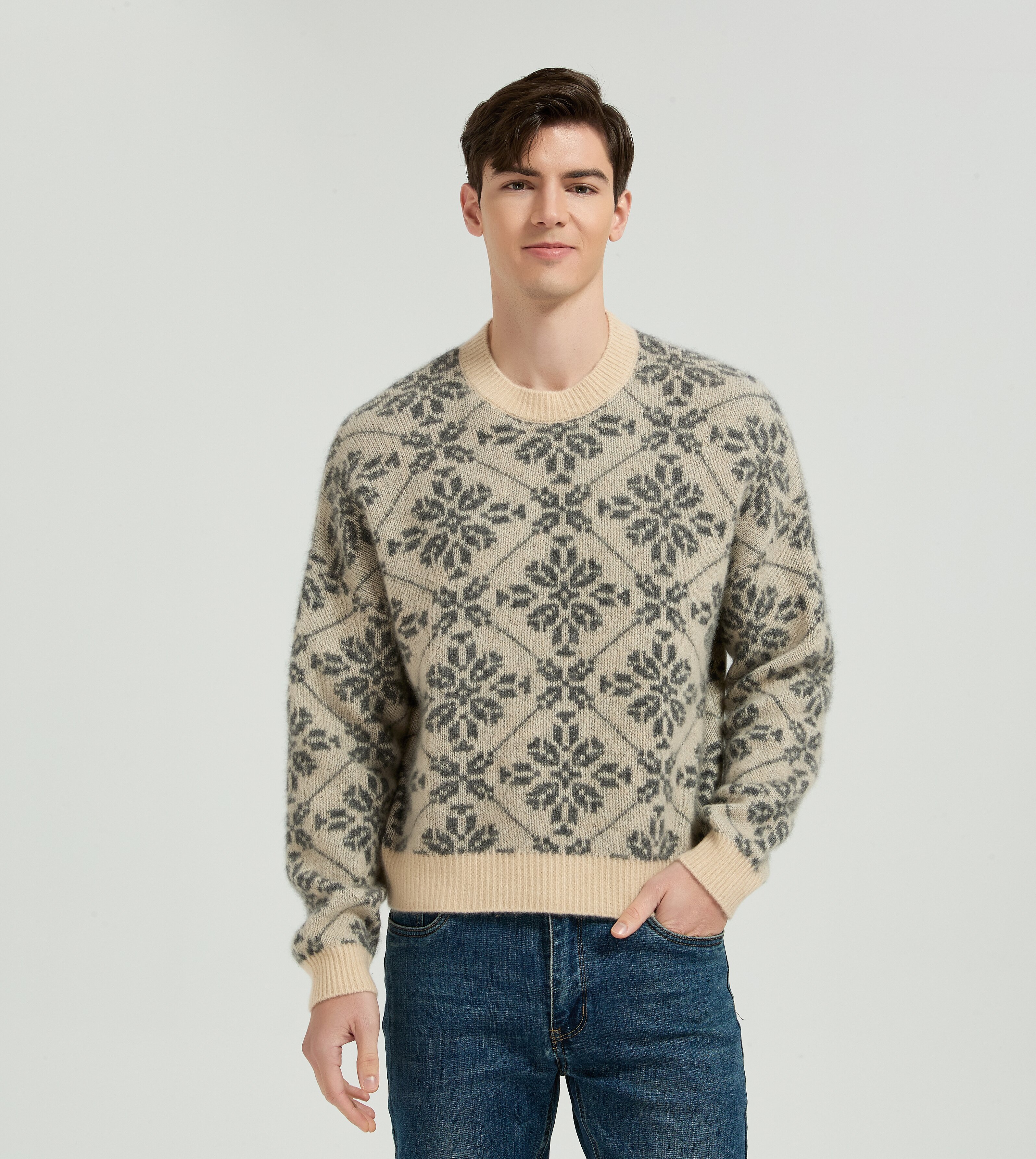 Men's Silk Cashmere Cardigan