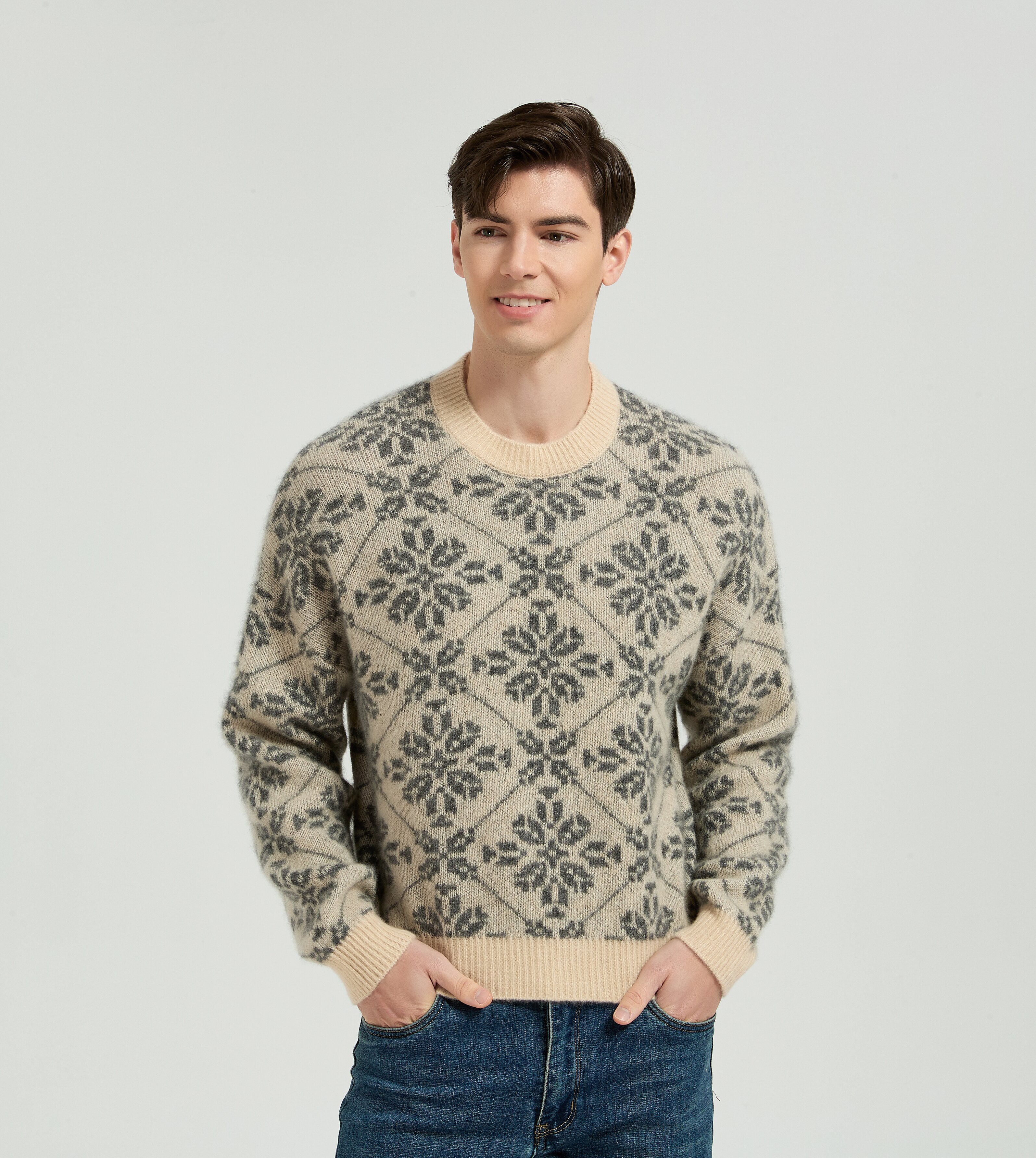 Men's Silk Cashmere Cardigan