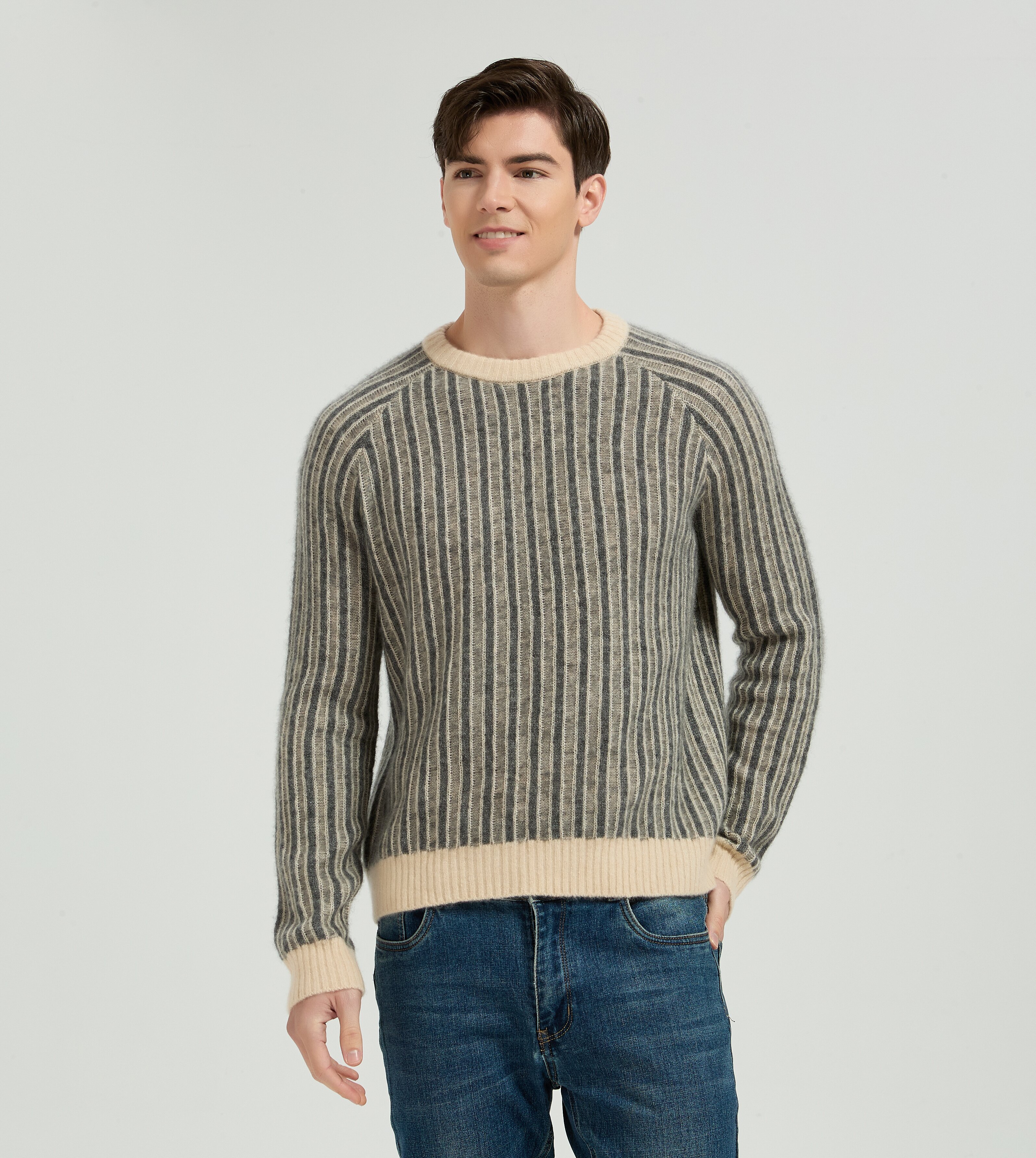 Men's Silk Cashmere Sweater