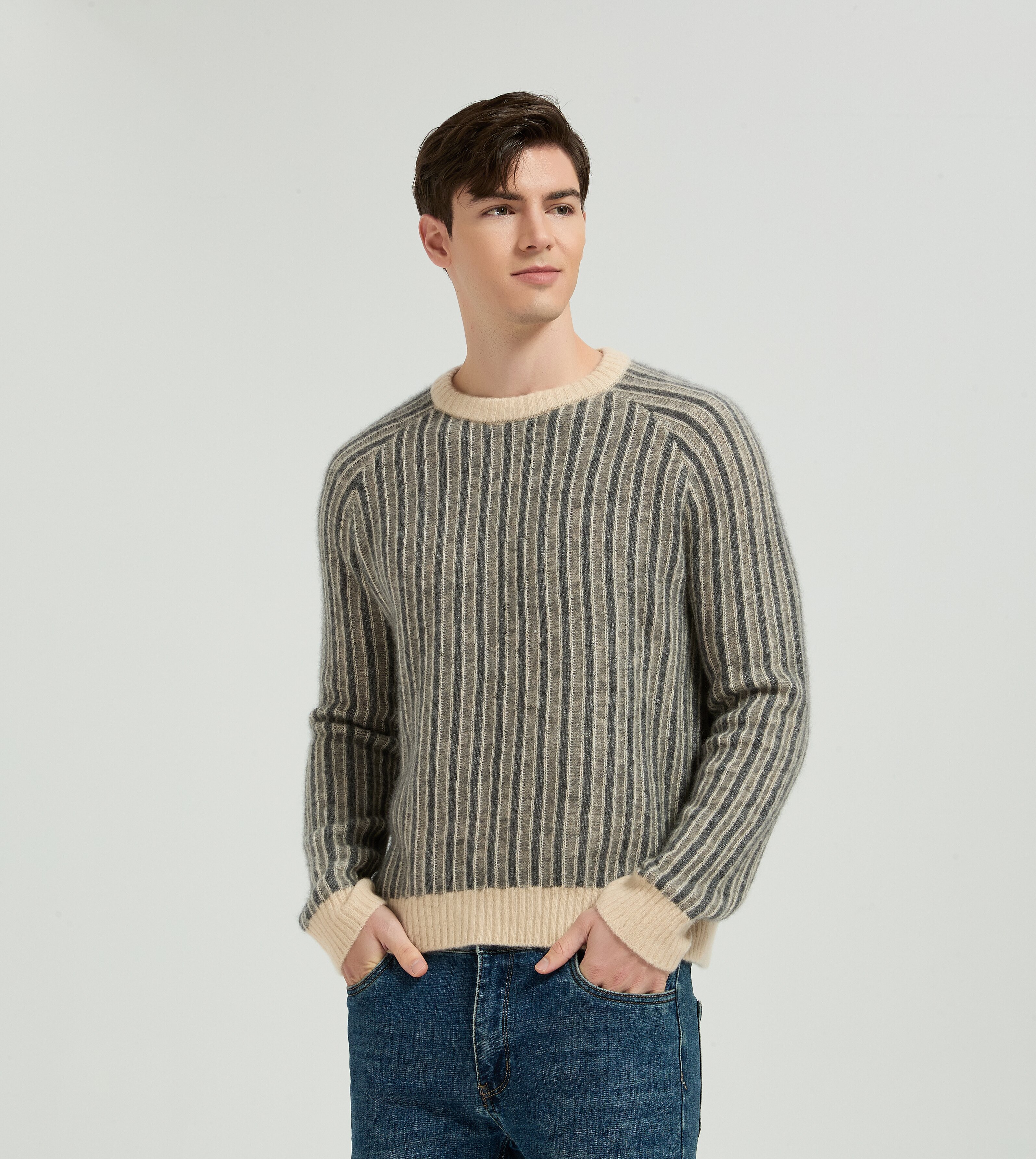 Men's Silk Cashmere Sweater