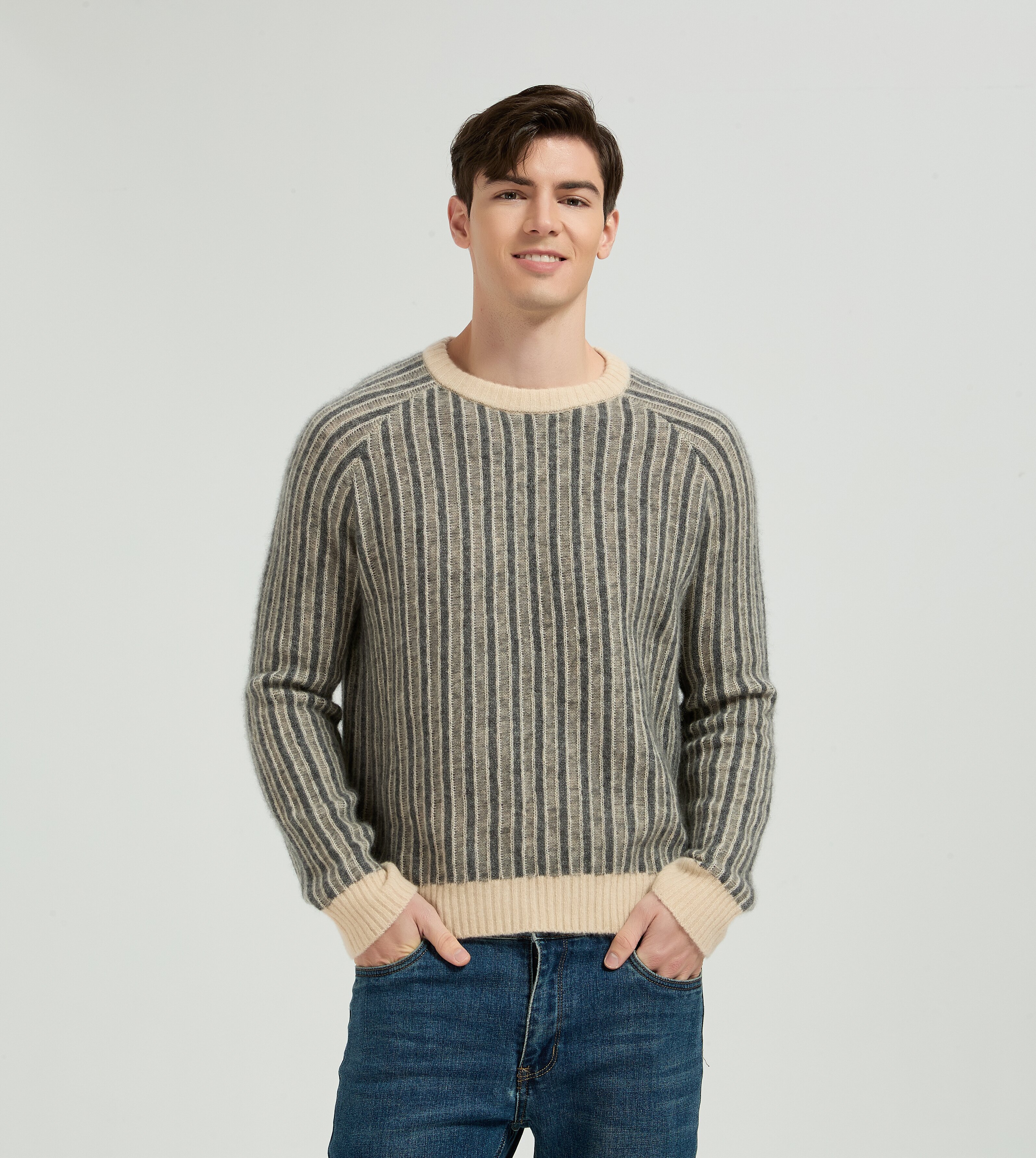 Men's Silk Cashmere Sweater