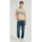 Custom Design Men's Color Block Polo Collar Silk Cashmere Sweater From Chinese Manufacturer
