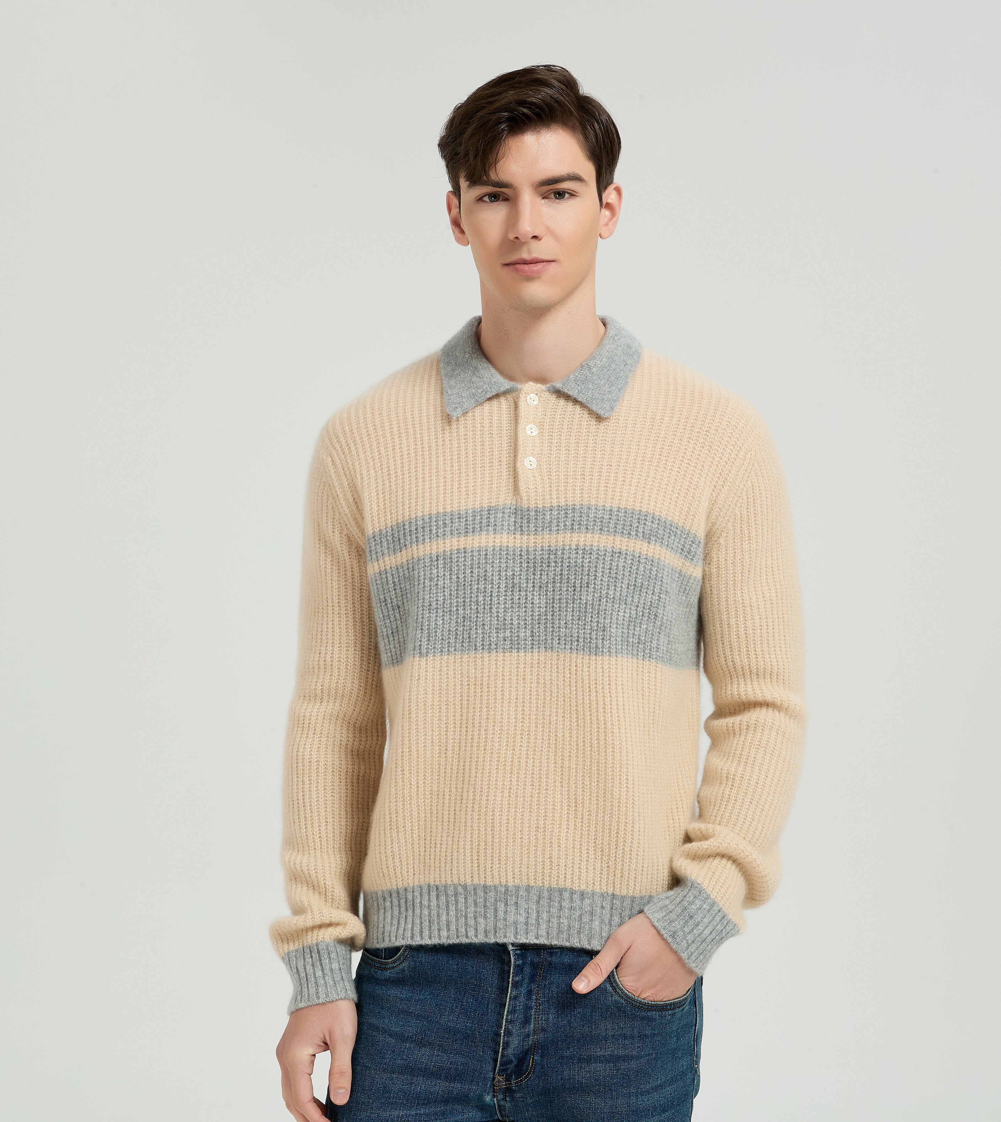 Men's Silk Cashmere Sweater