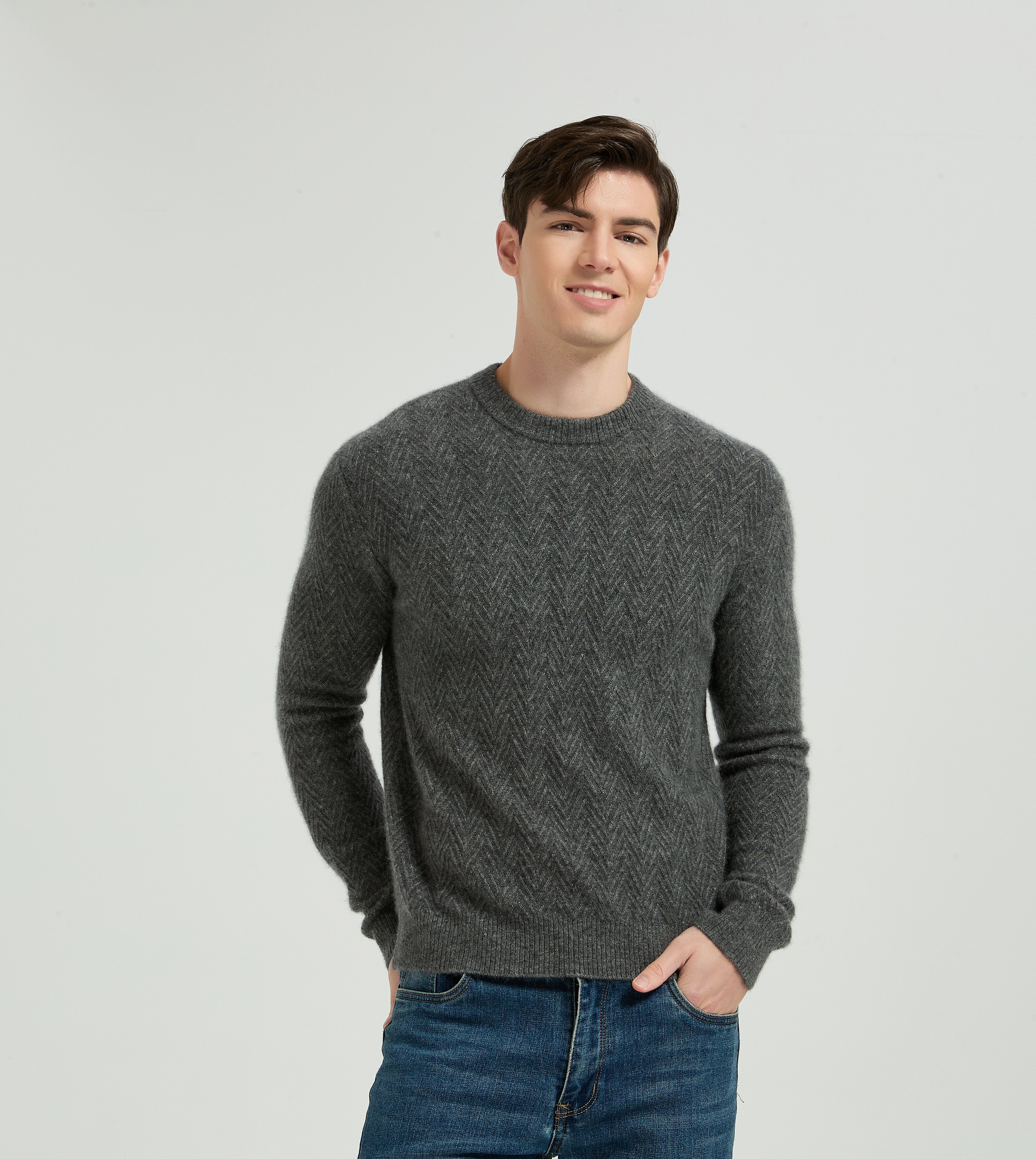 Men's Silk Cashmere Sweater
