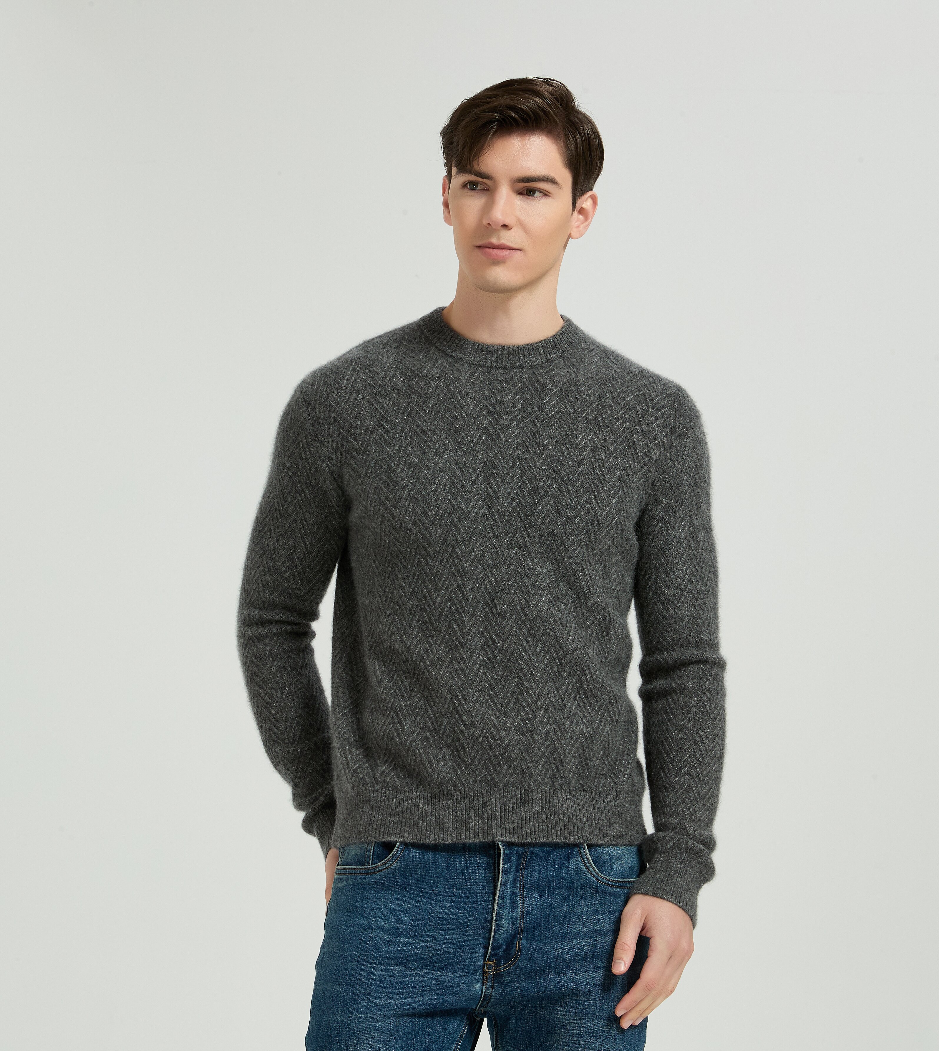 Men's Silk Cashmere Sweater