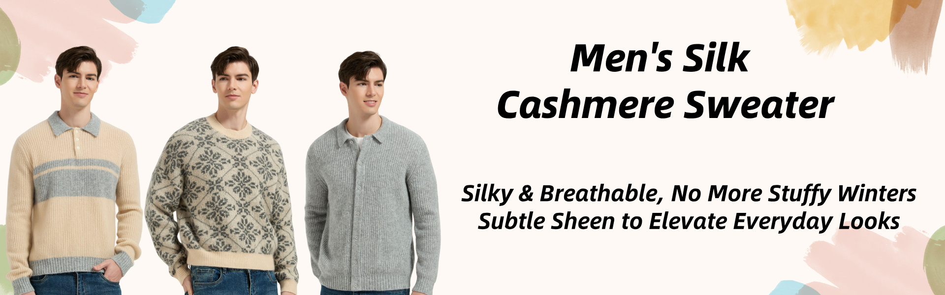 Men's Silk Cashmere Sweater