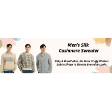 Men's Silk Cashmere Sweater