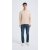 High Quality Men's Long Sleeve Worsted Silk Cashmere Polo Pullover From Chinese Factory