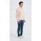 High Quality Men's Long Sleeve Worsted Silk Cashmere Polo Pullover From Chinese Factory