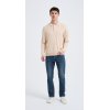 High Quality Men's Long Sleeve Worsted Silk Cashmere Polo Pullover From Chinese Factory