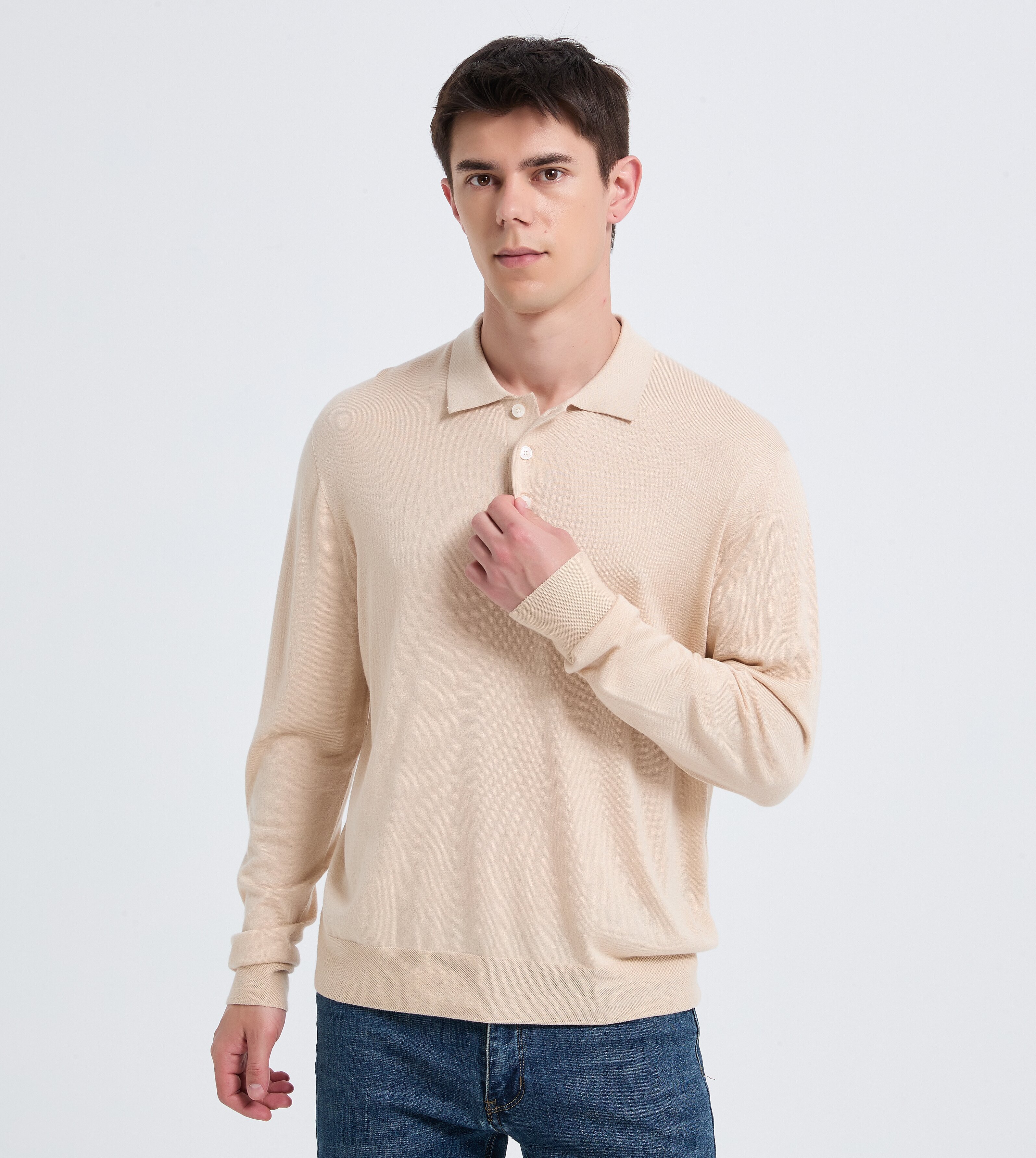 Men's Silk Cashmere Cardigan