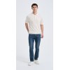 Wholesale Men's White Short Sleeve Worsted Silk Cashmere Polo Shirt From Chinese Manufacturer