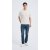 Wholesale Men's White Short Sleeve Worsted Silk Cashmere Polo Shirt From Chinese Manufacturer
