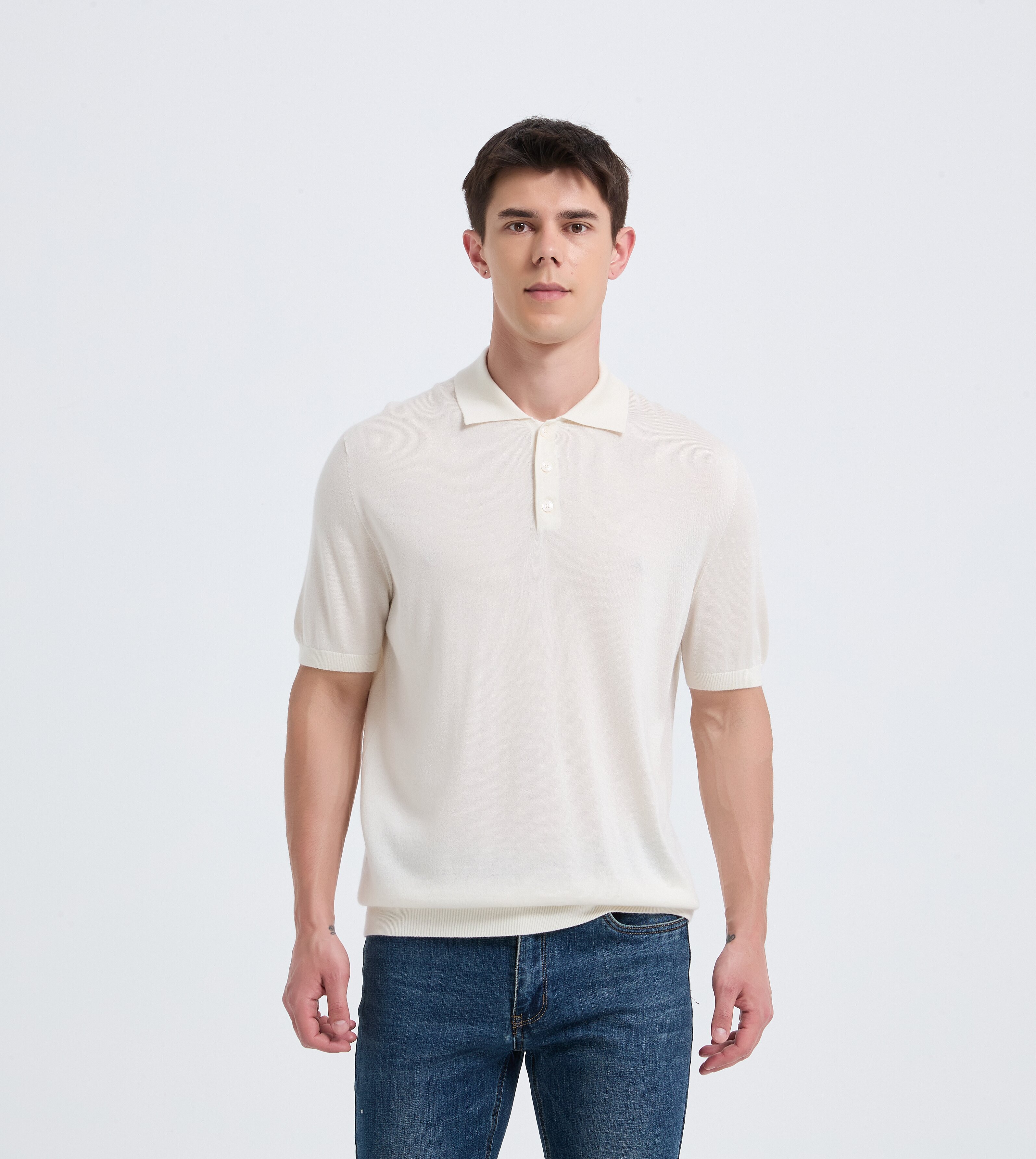 Men's Silk Cashmere Sweater
