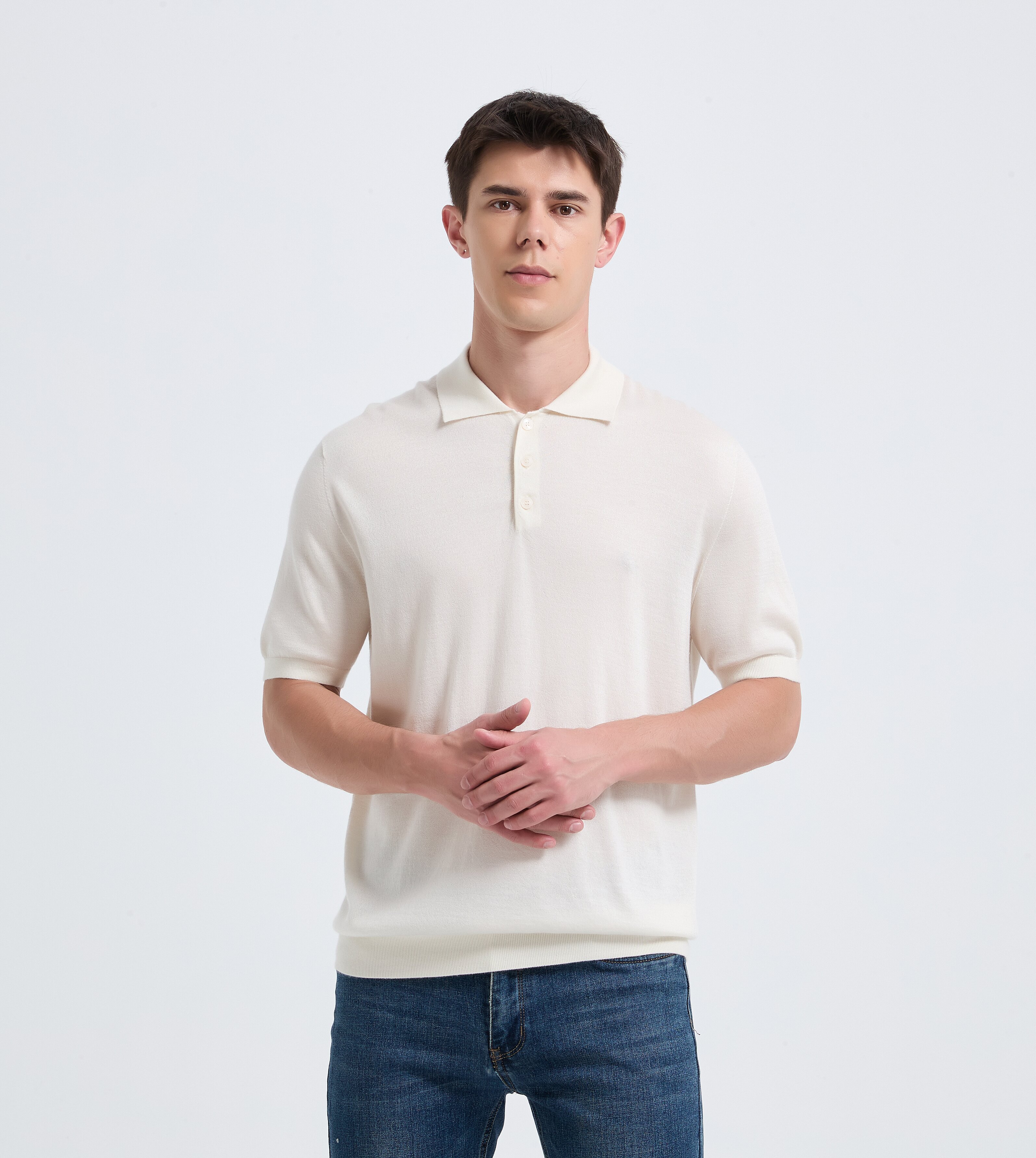 Men's Silk Cashmere Sweater